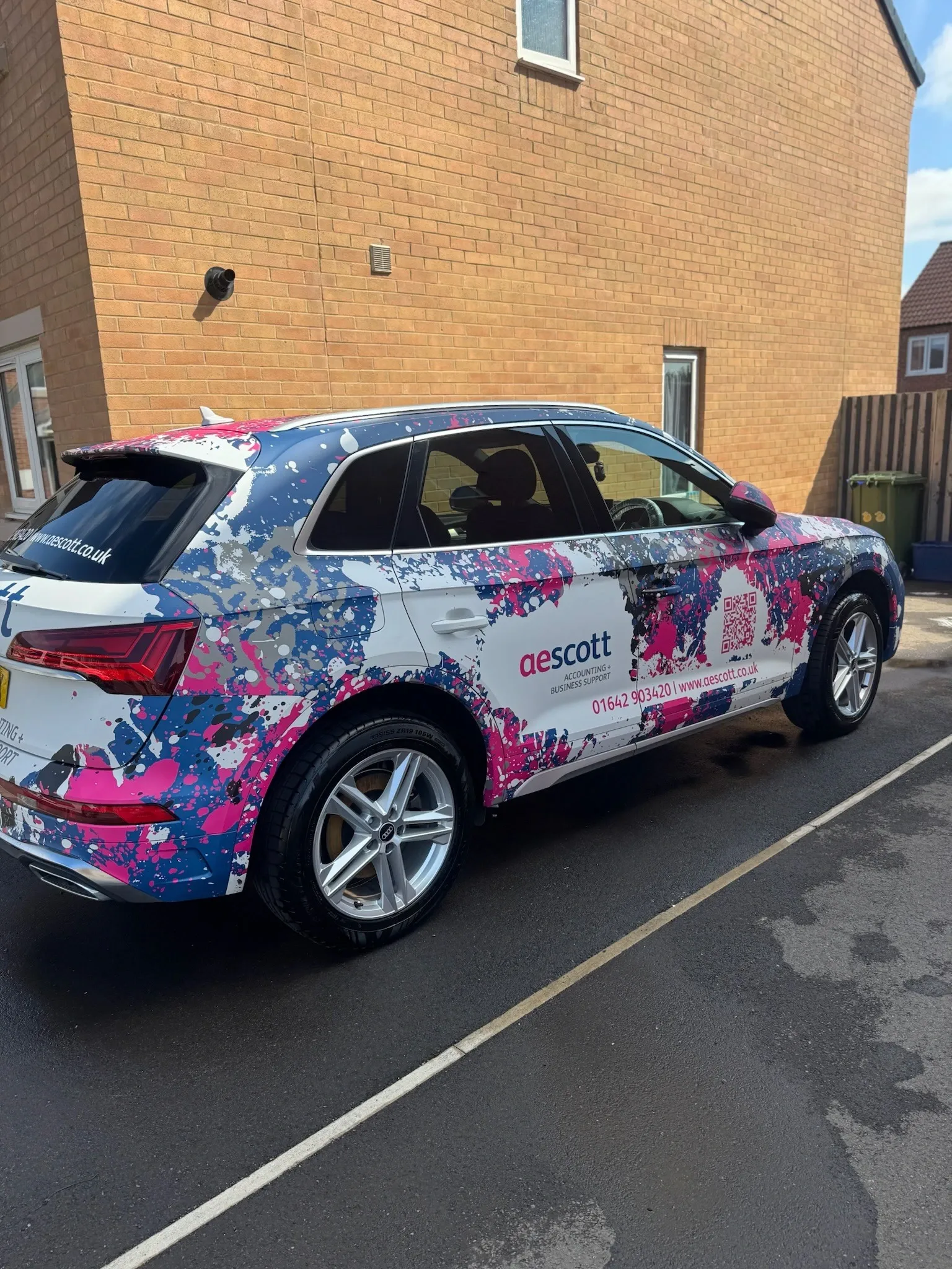 Polished Audi after 1 step paint correction