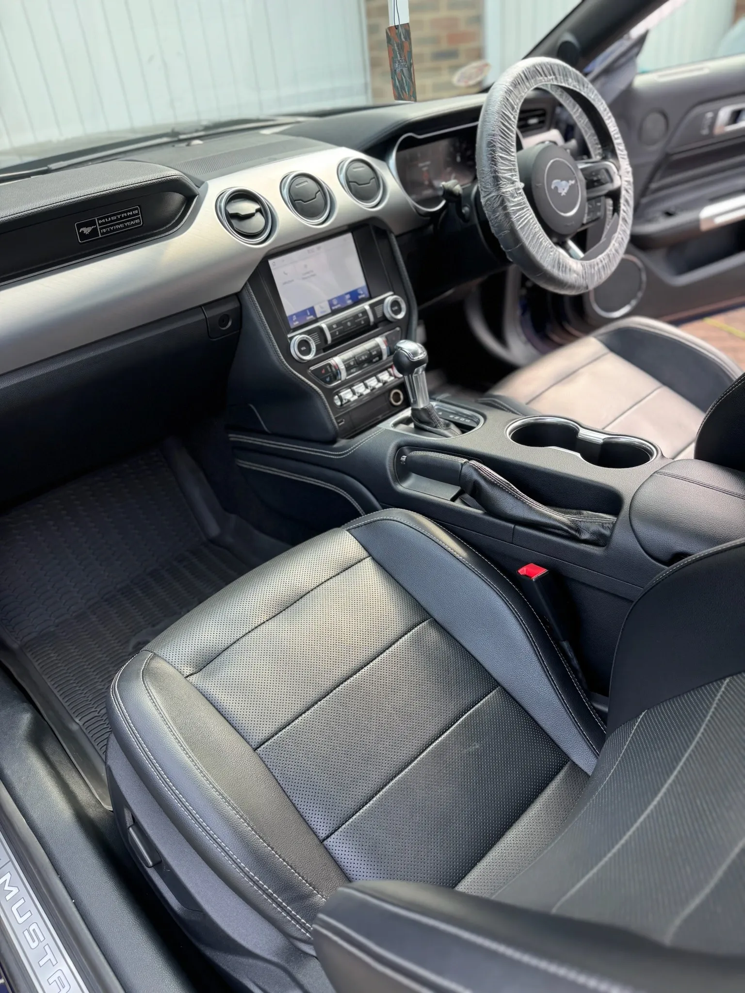 Clean car interior after detailing